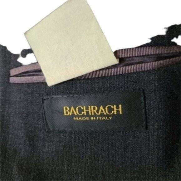 Bachrach ITALY Men's 46 Gray 3‎ Button Suit Jacket - Picture 11 of 11